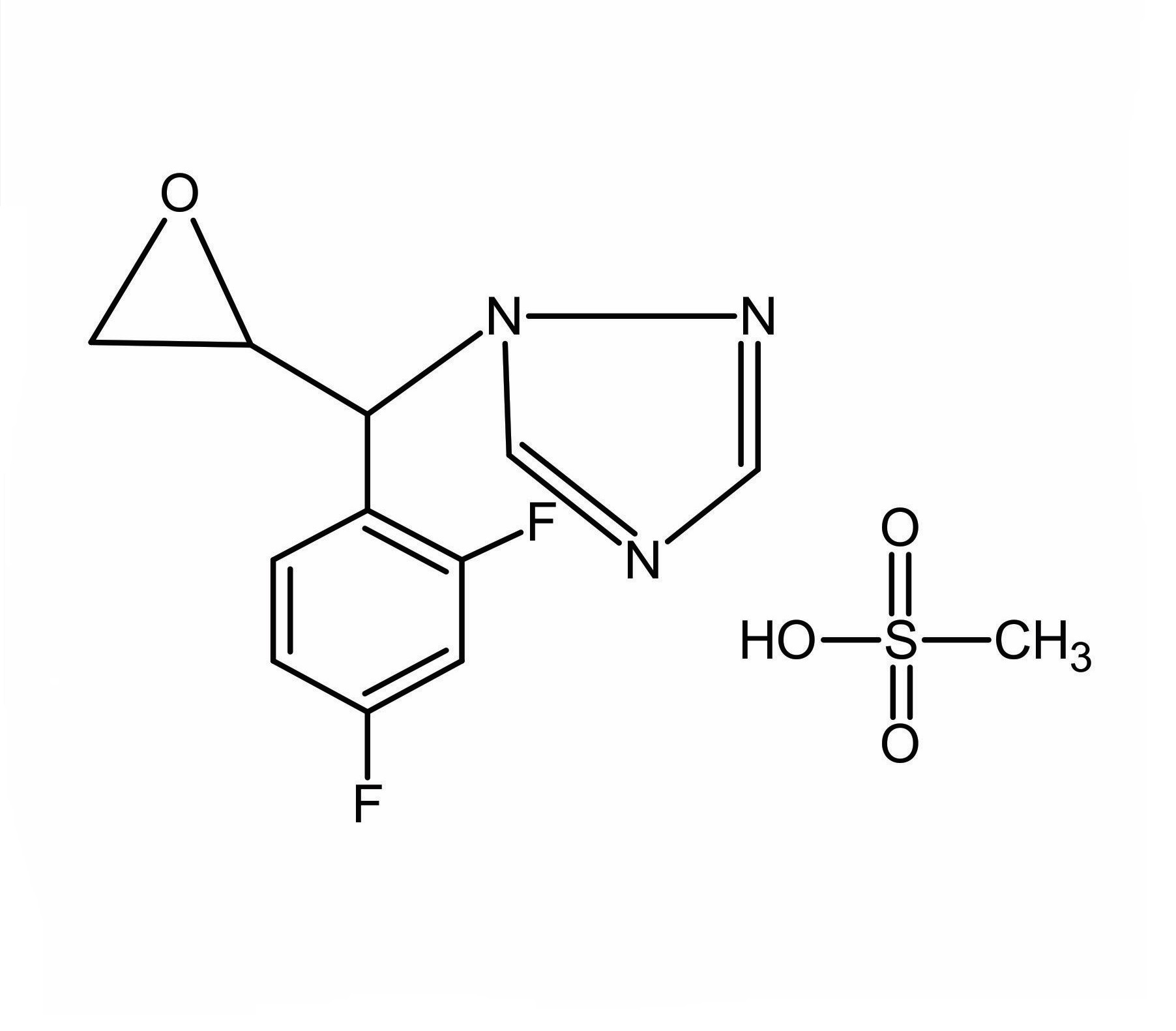 1-2-2-4-difluorophenyl-2-3-epoxypropyl-1h-1-2-4-triazole-methanesulfonate
